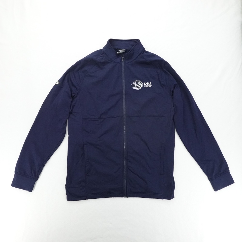 Levelwear Jacket Mens Medium Navy Dell‎ Match Play Full Zip Golf Stretch